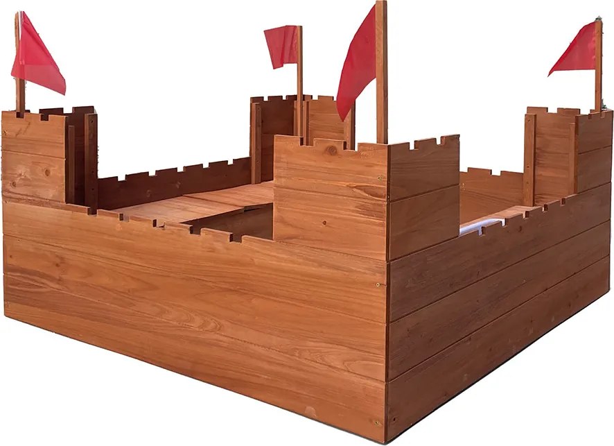 Sandbox în formă de castel