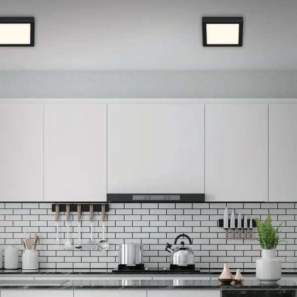 Plafonieră LED FIRE LED/16,5W/230V 22,5x22,5 cm Briloner 3466-415