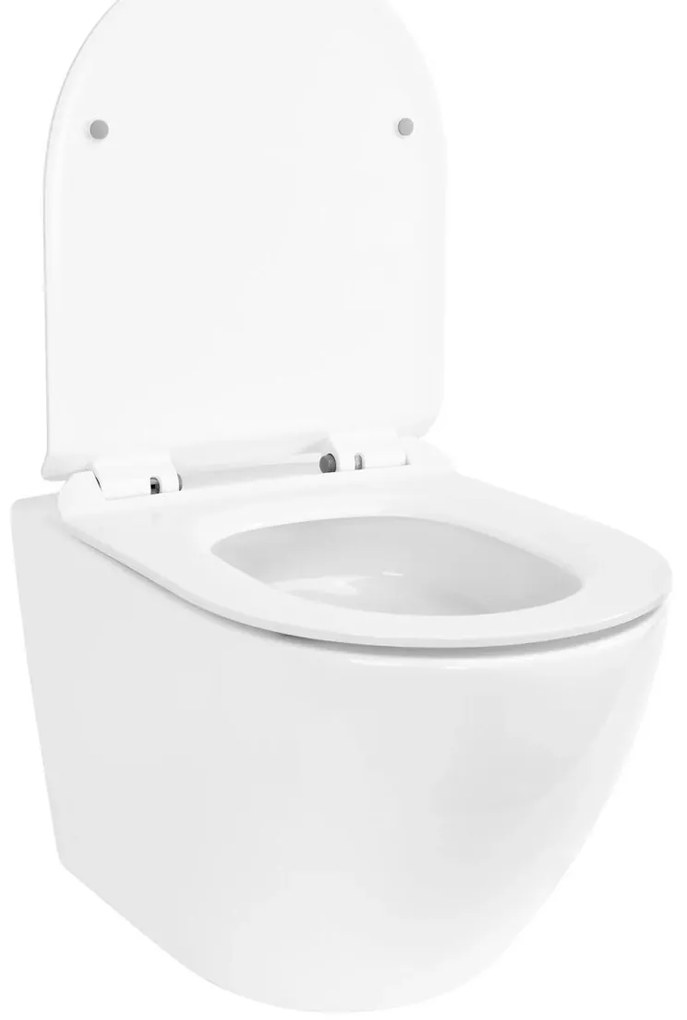 Rea Carter vas wc cu capac soft-close agatat da da alb lucios REA-C4801