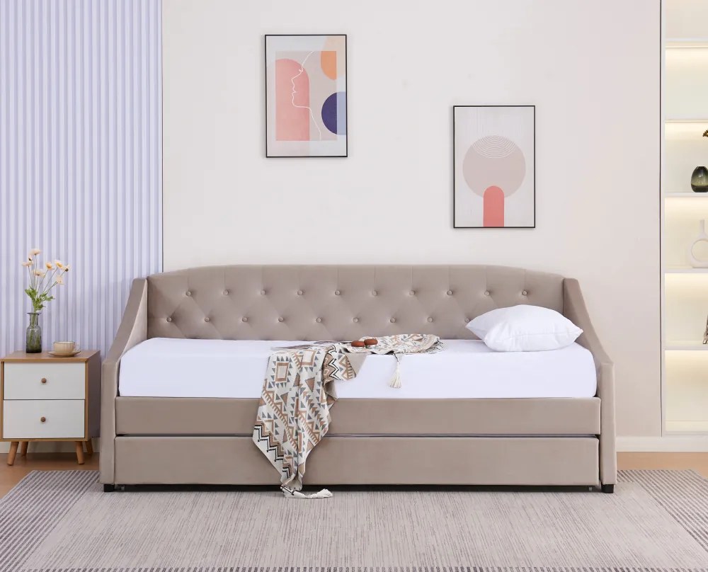 Pat extensibil, maro-gri Taupe, ALODA