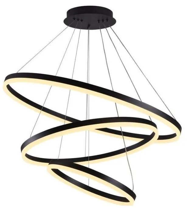 Lustră LED dimabilă pe cablu LED/125W/230V 3000-6500K + telecomandă