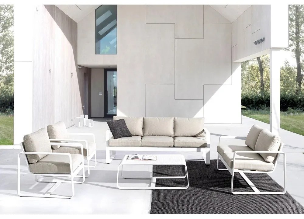 Măsuță de cafea pentru exterior din aluminiu 62x105 cm Merrigan – Bizzotto