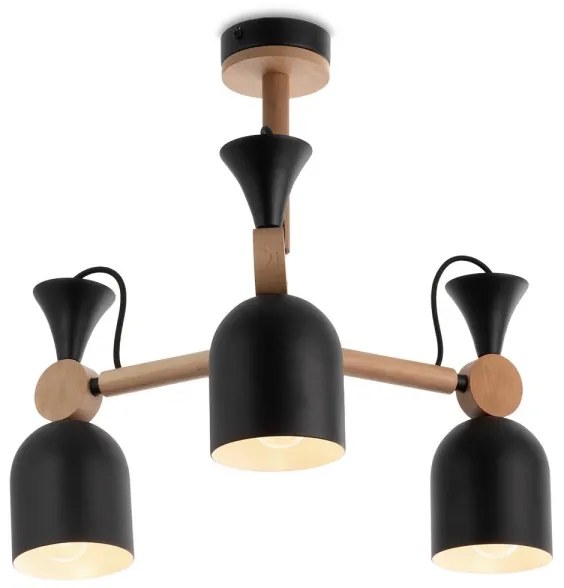 Lustră pe tijă MONTE 3xE27/60W/230V