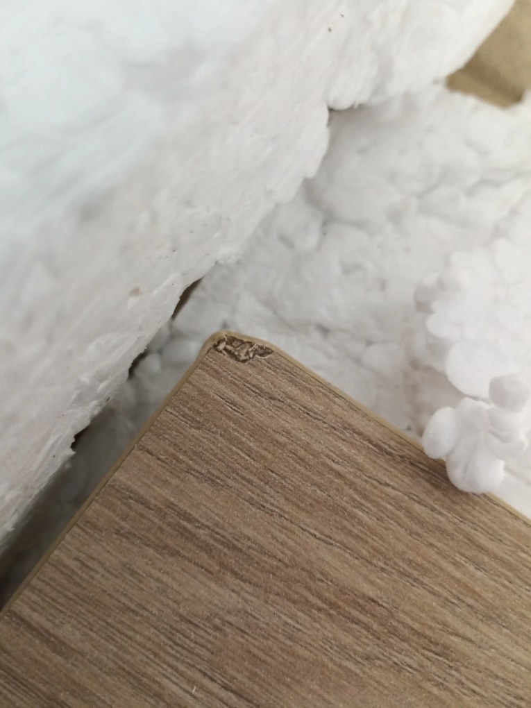 OFERTA Masa de dining MADO negru cu blat in decor stejar artisan 120x80cm calitatea a II-a