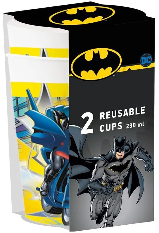 Batman Rogue Rage set de 2 pahare din plastic 230 ml