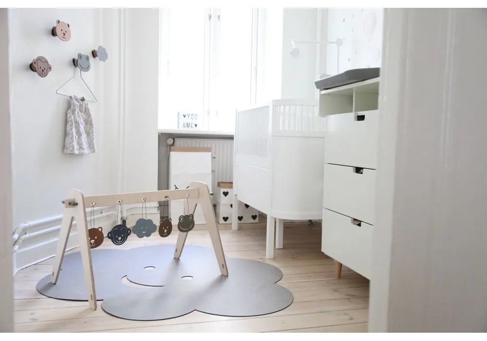 Saltea de joacă pentru copii grej 113x140 cm Cloud XXXL Cloud – LIND DNA