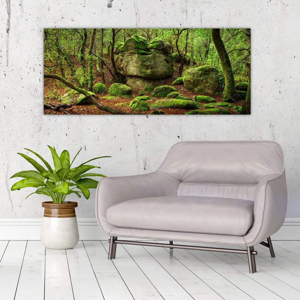 Tablou cu pădurea fermecată (120x50 cm)