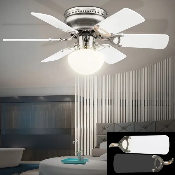 GLOBO 0307W - Ventilator de tavan UGO 1xE27/60W/230V