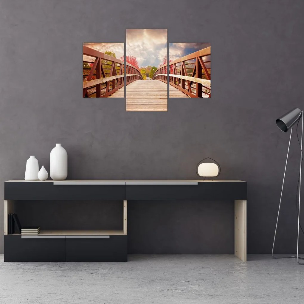Tablou - pod din lemn (90x60 cm)