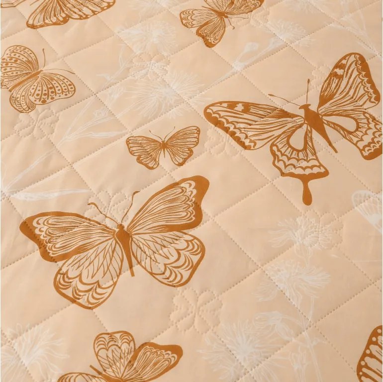 Pilota de vara BUTTERFLY 140x200 cm, piersica