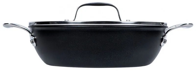 Tigaie wok Tefal G2557172 SHAL26CV M UNLIMITED, 26 cm, Capac, Acoperire antiaderenta, Thermo-Signal, Inductie, Negru