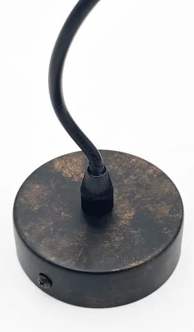 Brilagi - Lustră LED RIDDY pe cablu, 1xE27/60W/230V, cupru/patină