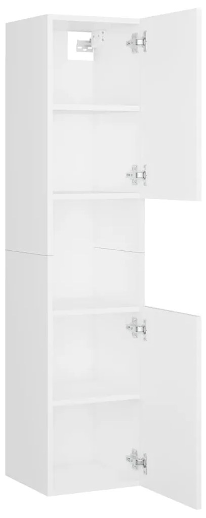 Set mobilier de baie, alb, PAL Alb, 100 x 38.5 x 46 cm, 1