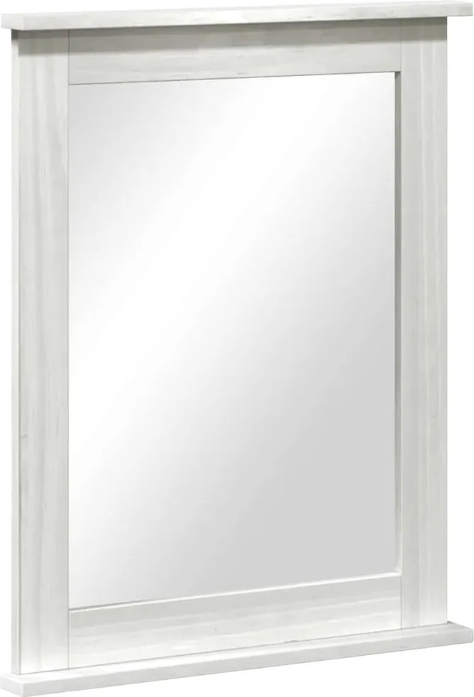 vidaXL Oglindă VIGO Alb Antic 55,5 x 5 x 70 cm Lemn masiv de pin