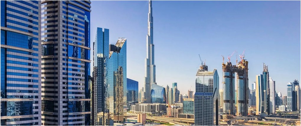 Tablou - Dimineața la Dubai (120x50 cm)