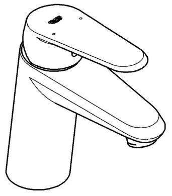 GROHE 3246920E - Baterie pentru lavoar EURODISC COSMOPOLITAN, dimensiunea S, crom