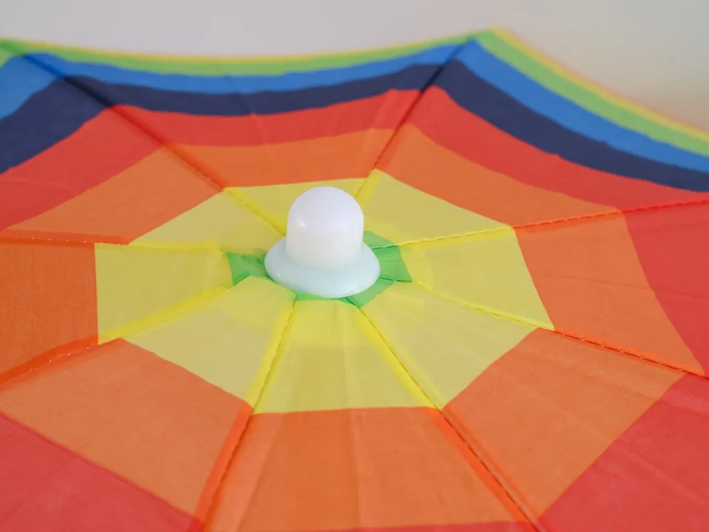 Umbrela de soare COLORFUL STRIPES 180 cm, colorat