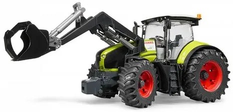 Tractor Bruder Claas Axion cu încărcător frontal,44,5 x 18 x 20,5 cm