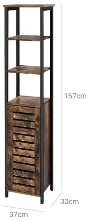 Dulap FIRA maro/negru