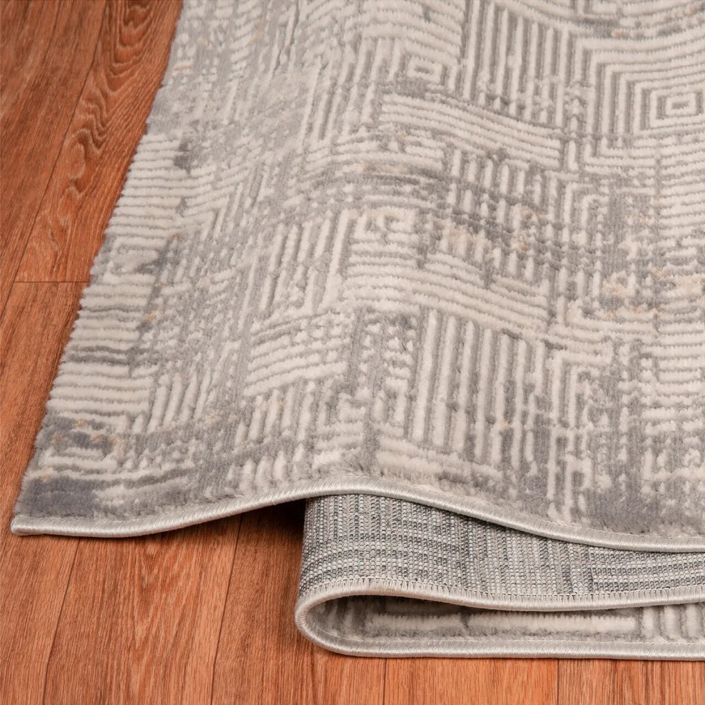 Covor, Motto 4481, 120x180 cm, Gri / Bej / Maro