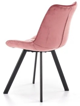 Scaun de dining COMORO, 1 buc., roz