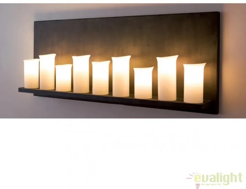 Aplica din fier forjat cu 9 surse de lumina, WL 3576