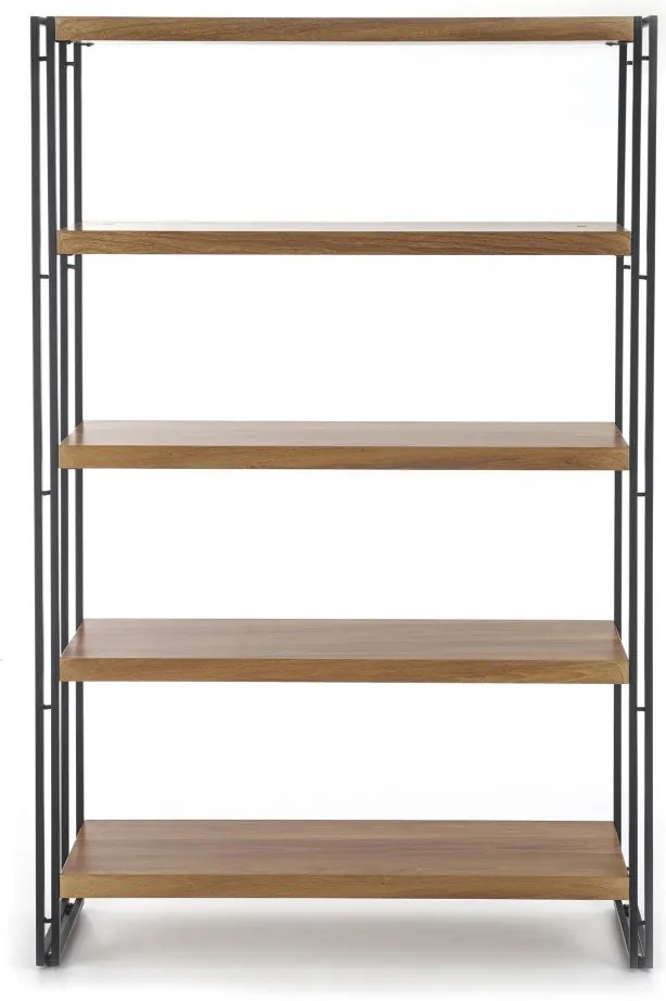 Raft Bolivar REG2 stejar auriu/negru H155 cm