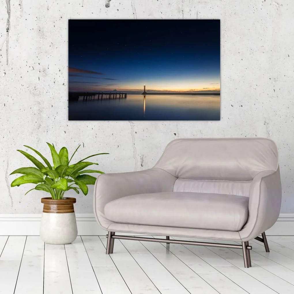 Tablou - Far în zare (90x60 cm)