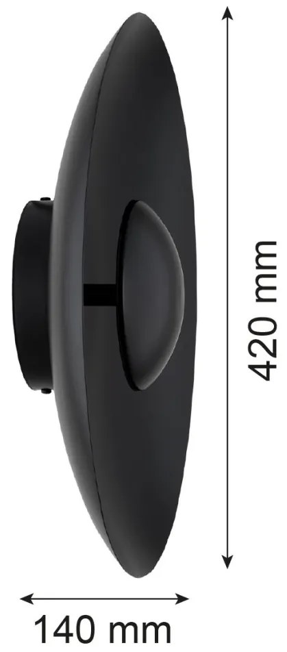 Aplica LED lumina ambientala BOLTON 8864 negru