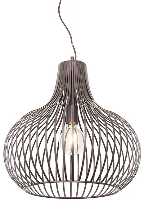 Lampă modernă cu pandantiv maro 48 cm - Saffira
