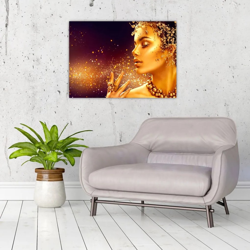 Tablou - Regina de aur (70x50 cm)