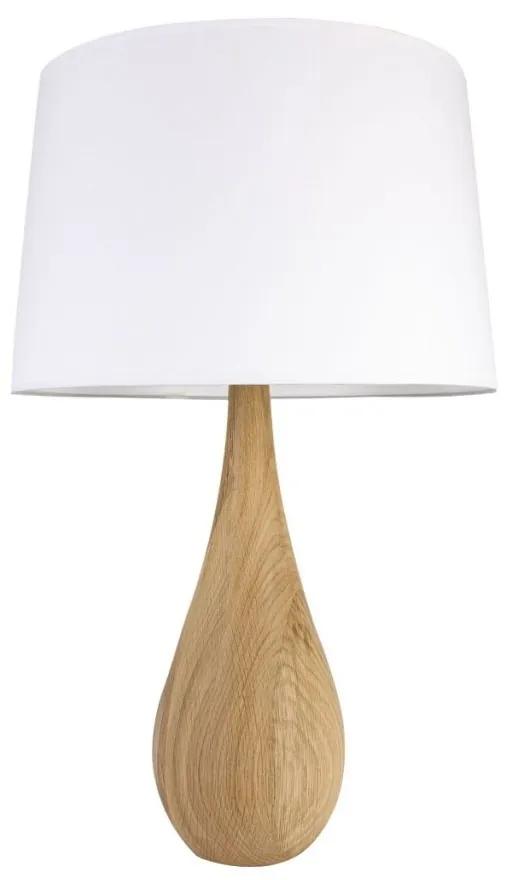 Veioza, lampa de masa din lemn design modern Tureen
