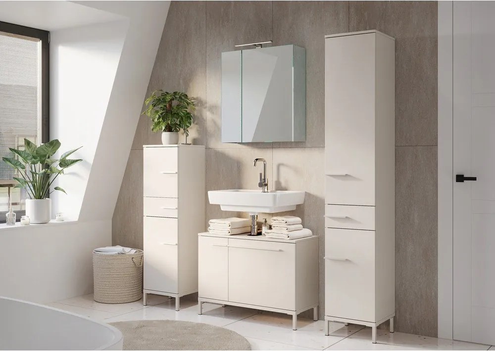 Dulap de baie gri 60x71 cm – Germania