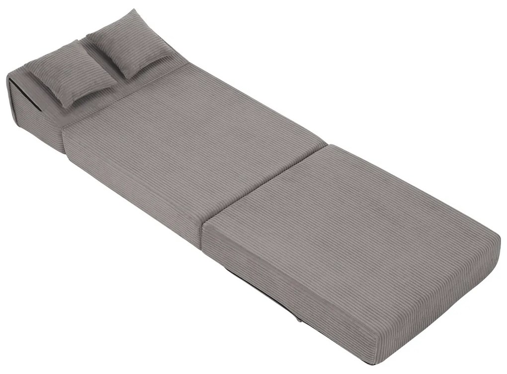 Scaun pliant/saltea PELOS, gri