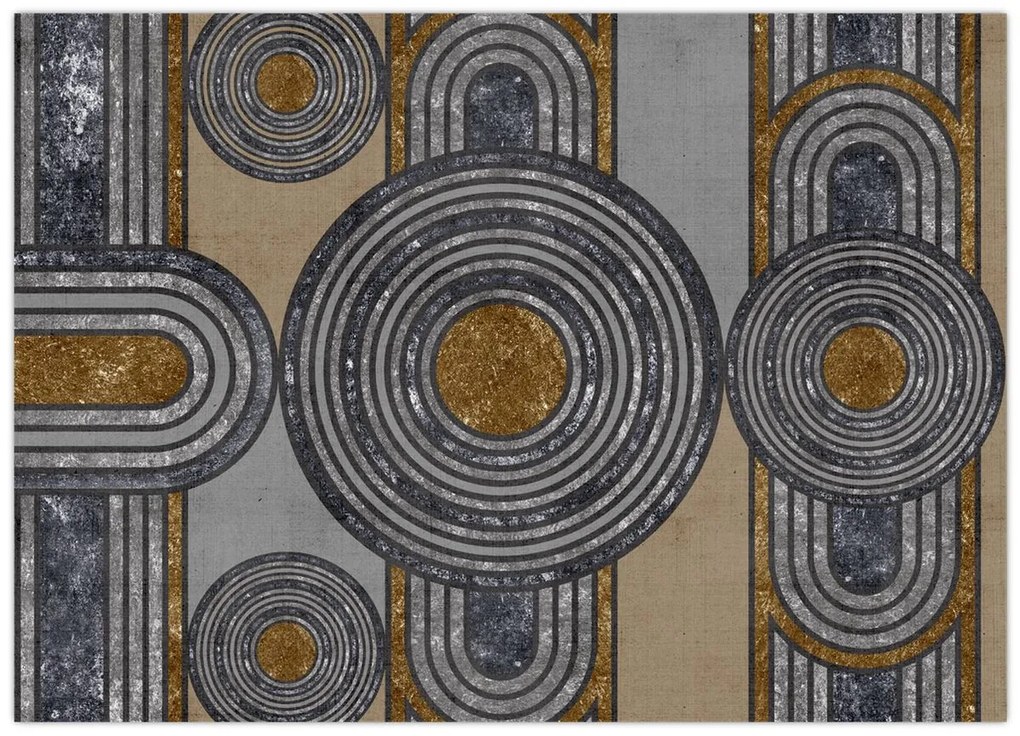Tablou pe sticlă - Modele decorative (70x50 cm)