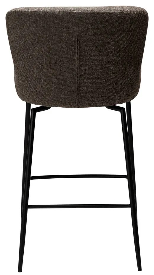 Scaun de bar maro tapițat (înălțime șezut 67,5 cm) Glam – DAN-FORM Denmark