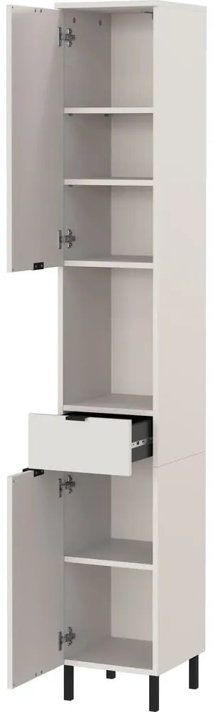 Dulap de baie crem înalt, îngust 30x190 cm Arcena – Germania