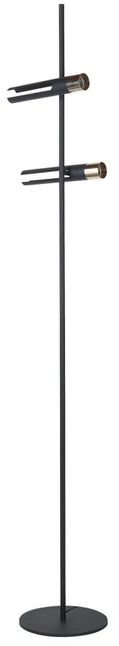 Lampadar/Lampa de podea LED design minimalist Belle negru/auriu