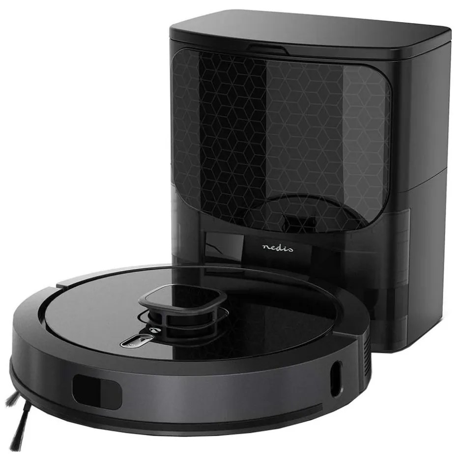 Nedis WIFIVCL002CBK - Aspirator robot Wi-Fi Tuya cu mop, negru + DO