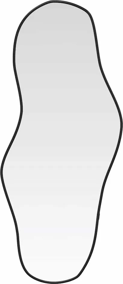 vidaXL Oglindă de perete, negru, 90x40 cm