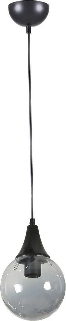 Lustra 846STL5231, negru, metal, 15x25x70 cm