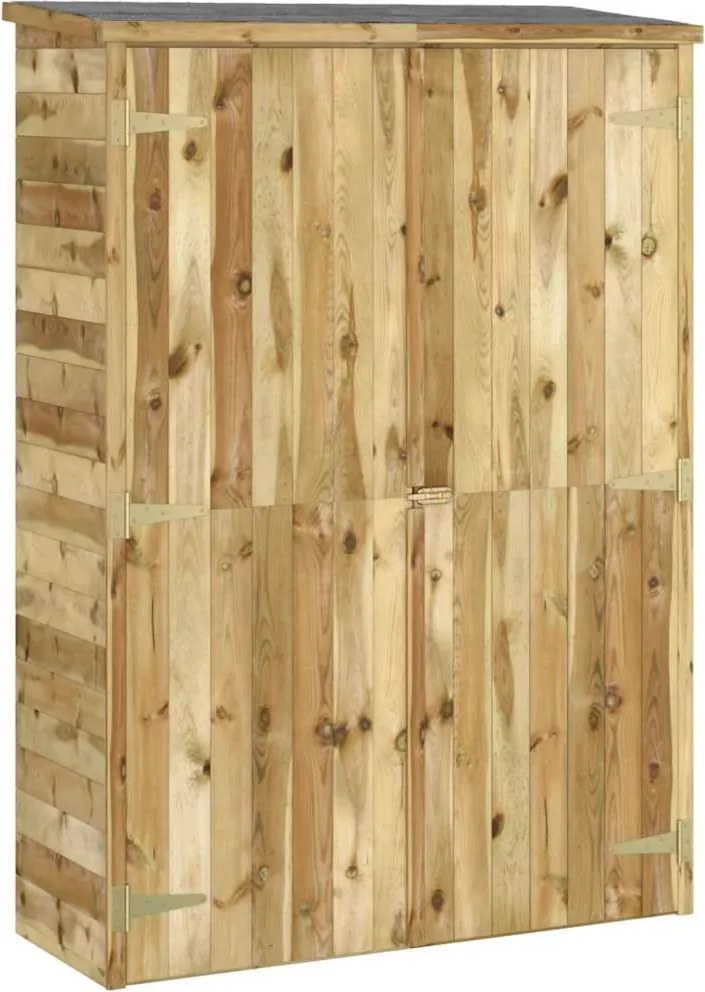 vidaXL Magazie de unelte de grădină 123x45x171cm lemn masiv pin tratat