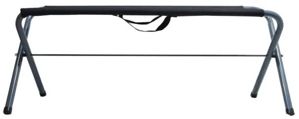 Bancă de mers cu cortul pliabilă negru/gri