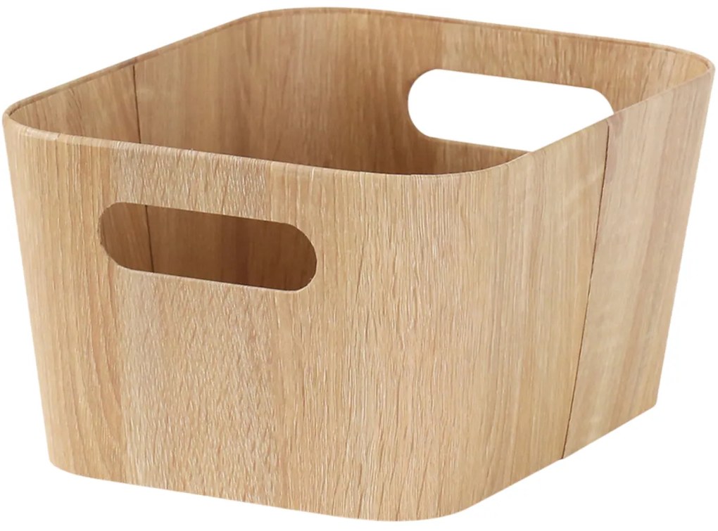 Set de 2 coșuri de depozitare Kitchisimo 31 × 23 × 16 cm, natur, L