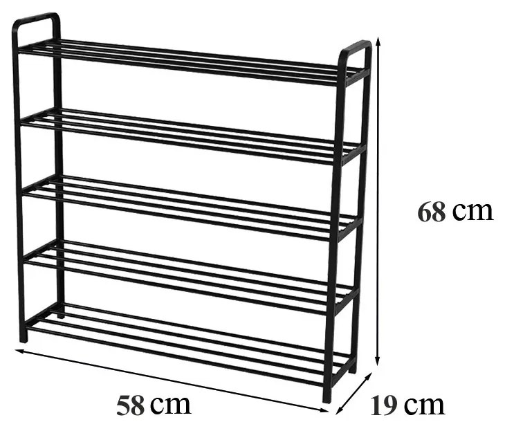 Suport pentru pantofi LCT-02 negru