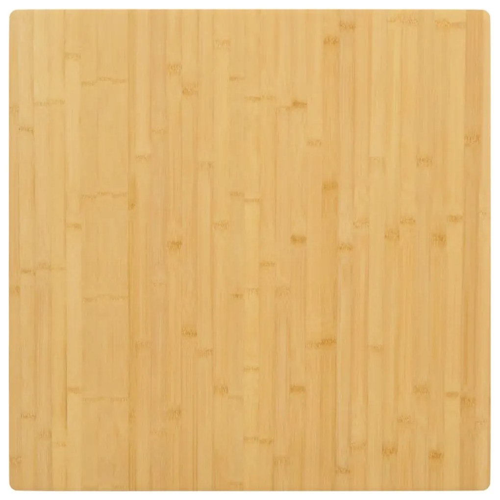 352701 vidaXL Blat de masă, 70x70x2,5 cm, bambus