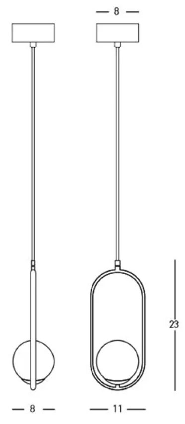 Pendul  23136 Zambelis G9, Auriu, Grecia