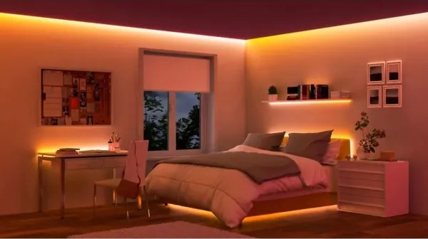 WiZ - Bandă LED RGBIC dimabilă 4m LED/10,2W/5V 2700-6500K Wi-Fi