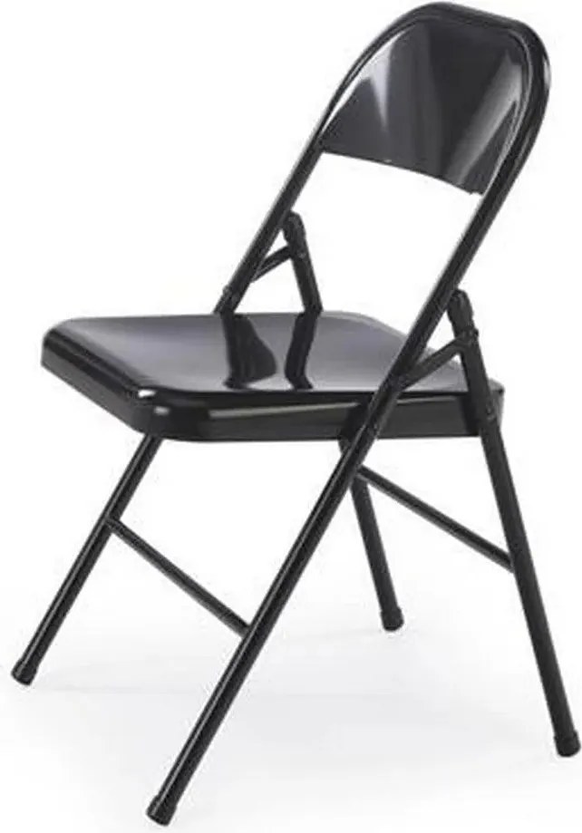 Scaun K565, negru, metal, 46x47x75 cm
