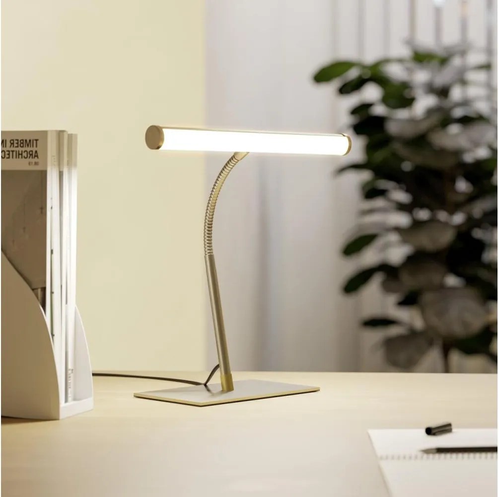 Eglo 901982 - Lampă de birou LED dimabilă RICCIONE LED/5W/230V 2700/4000/6500K crom